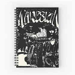 Maneskin Comic Band Poster Notebook