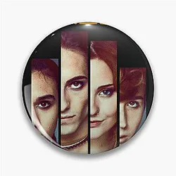 Maneskin Comic Band Poster Pin