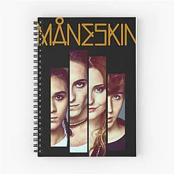 Maneskin Comic Art Band Poster