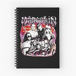 Måneskin Rush Vintage Spiral Notebook