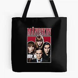 Maneskin Comic Art Band Tote Bag