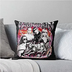 Maneskin Rush Vintage 90s Throw Pillow