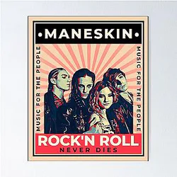 Maneskin Classic Poster