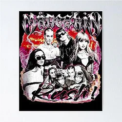 Maneskin Rush Vintage Poster
