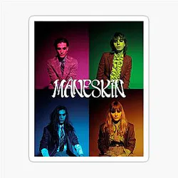 Maneskin 4 Sticker