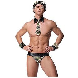 Super Sexy Men 3pcs Mankini Thong Underwear Set