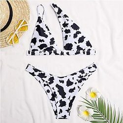 The Cow Print Bikini – New Fashion One Shoulder Swimsuit