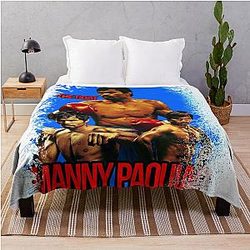 Manny Pacquiao The GOAT Throw Blanket