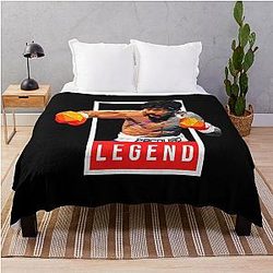 Manny Pacquiao Low Poly Throw Blanket