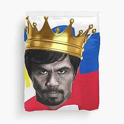 Manny Pacquiao King of the Philippines Duvet Cover