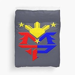 Manny Pacquiao PacMan Boxing Champion Duvet Cover