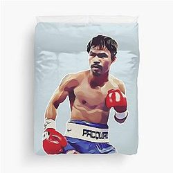 Boxing Fight Manny Pacquiao Duvet Cover