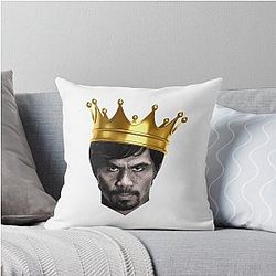 Manny Pacquiao The King of Boxing Series Throw Pillow
