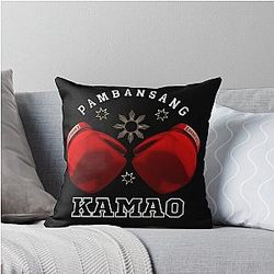 Pambansang Kamao Boxing Manny Pacquiao vs Errol Spence Throw Pillow