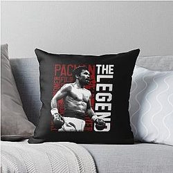 THE LEGEND MANNY PACQUIAO Throw Pillow