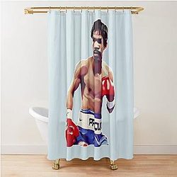Boxing Fight Manny Pacquiao Shower Curtain