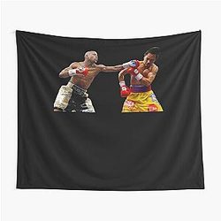 Floyd Mayweather Manny Pacquiao Boxing Tapestry