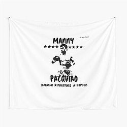 Manny Pacquiao Vintage Boxing Poster Tapestry