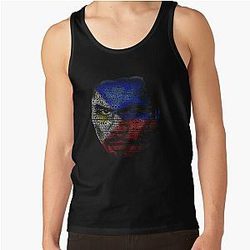Manny Pacquiao Typography Portrait Clothing Tank