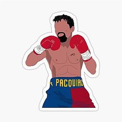 Iconic Boxer Manny Pacquiao Sticker