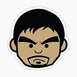 Angry Manny Pacquiao by AiReal Sticker