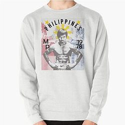 Manny Pacquiao  Boxing Champion Flag of the Philippines Pullover Sweatshirt
