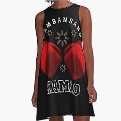 Pambansang Kamao Boxing Manny Pacquiao vs Errol Spence A-Line Dress