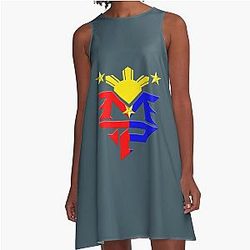 Manny Pacquiao PacMan Boxing Champion A-Line Dress