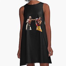 Floyd Mayweather Manny Pacquiao Boxing A-Line Dress