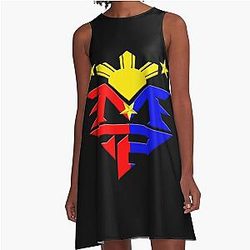 Manny Pacquiao Pacquiao Boxing Champion A-Line Dress