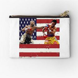 Floyd Mayweather Manny Pacquiao MayPac Boxing Zipper Pouch
