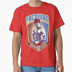 8 WORLD TITLES by MANNY PACQUIAO Classic T-Shirt