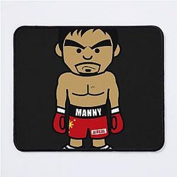 Angry Manny Pacquiao Cartoon Mouse Pad