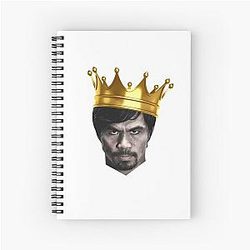 Manny Pacquiao The King of Boxing Spiral Notebook