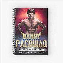 Manny Pacquiao Battle for Greatness Notebook
