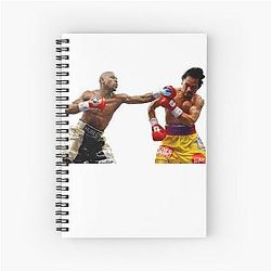 Floyd Mayweather Manny Pacquiao MayPac Boxing Notebook