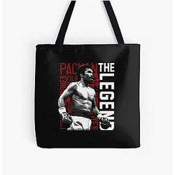 The Legend Manny Pacquiao All Over Print Tote Bag