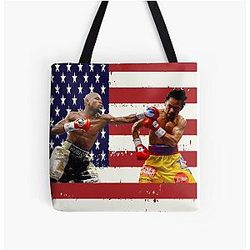 Floyd Mayweather Manny Pacquiao MayPac Boxing Tote Bag