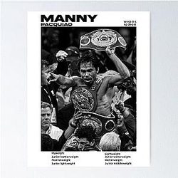 Manny Pacquiao vintage poster