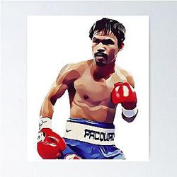 Boxing Fight Manny Pacquiao Poster