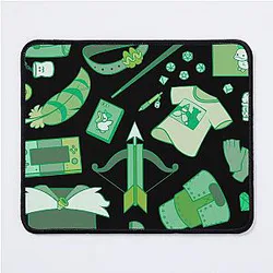 Marcy Wu - Calamity (green) Mouse Pad