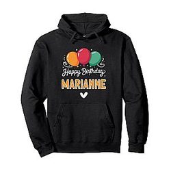 Happy Birthday Marianne Pullover Hoodie