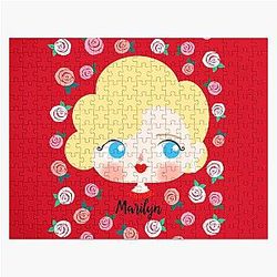 Marilyn Monroe - Rose - D14 Jigsaw Puzzle