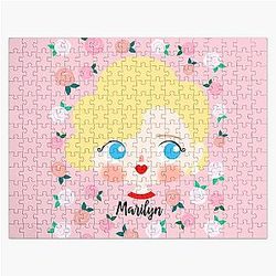 Marilyn Monroe Roses Jigsaw Puzzle