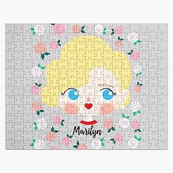 Marilyn Monroe - Roses Jigsaw Puzzle
