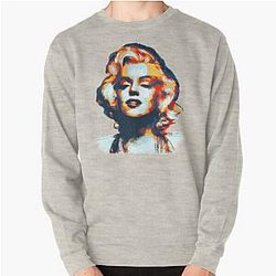 Marilyn Monroe Retro Painting Wall Art Home Decor T Shirt Reusable Facemask Pullover Sweatshirt
