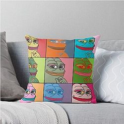 Rare Pop Art Marilyn Monroe Throw Pillow