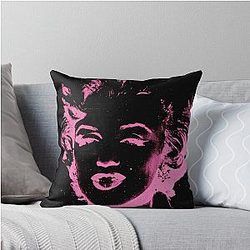 Andy Warhol Marilyn Monroe Pop Art Throw Pillow