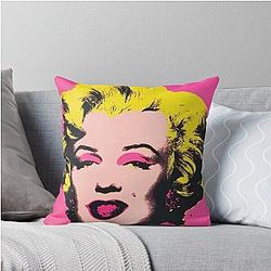 Marilyn Monroe Pop Art Throw Pillow