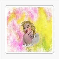 Marilyn Monroe Pop Art Sticker